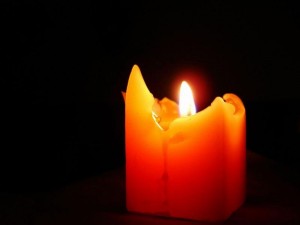 pillar-candle-burning